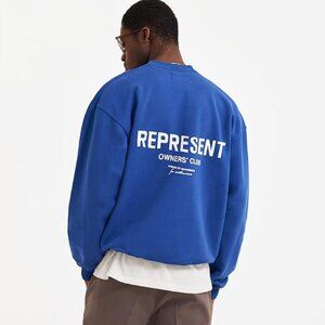 REPRESENT Men's Represent Owners Club Sweater Size L In Cobalt